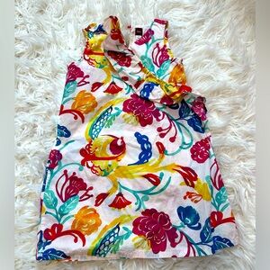 Tea Collection Floral 100% Cotton Dress Size 6